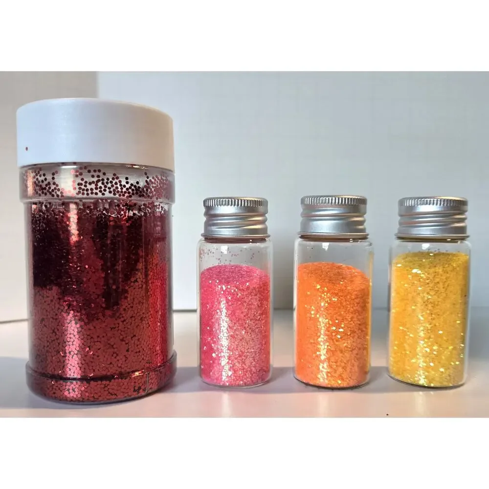 Glitter Lot Rainbow Colors Craft Art DIY Resin Cheer Scrapbooking